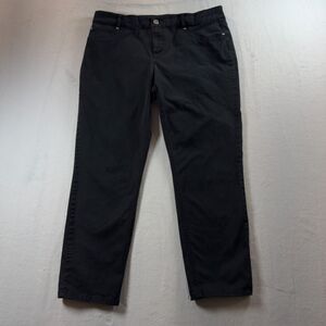 DKNY Pants Wakens Size 12 Color Black Casul Straight Leg
